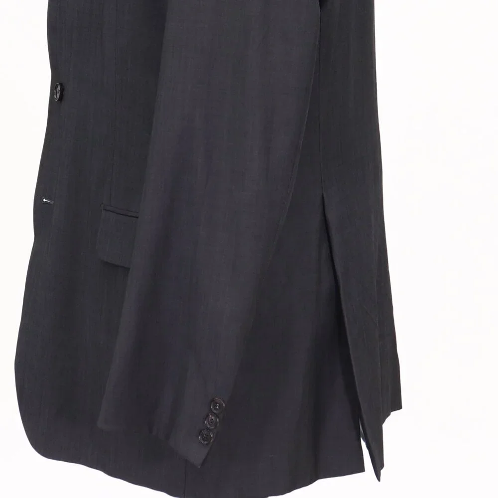 Hugo Boss 46L Gray Solid 3-Button Sport Coat Blazer Jacket G234_8